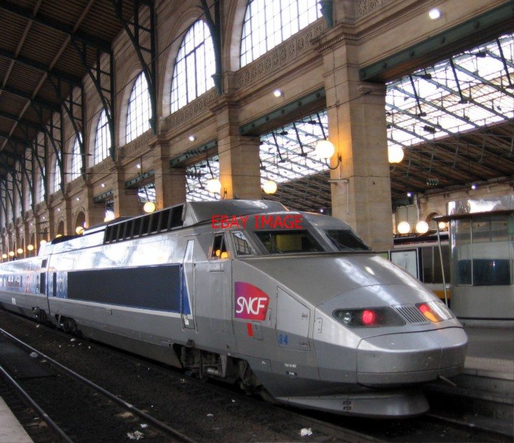 Photo Sncf Tgv Ra A C Seau At Gare Du Nord The Tgv Train A A Grande Vitesse I Ebay